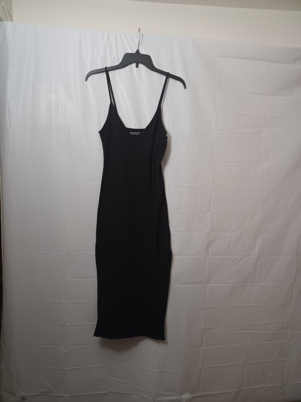 ABERCROMBIE & FITCH SOFT A&F COLLECTION SPAGHETTI STRAP MIDI DRESS MEDIUM TALL - Picture 11 of 14